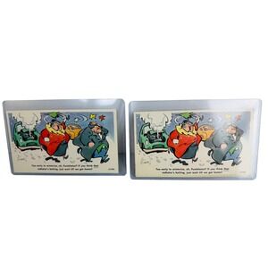 Vintage Prestone Anti Freeze Advertisement Postcard Car Winterizing Lot of 2 -BH